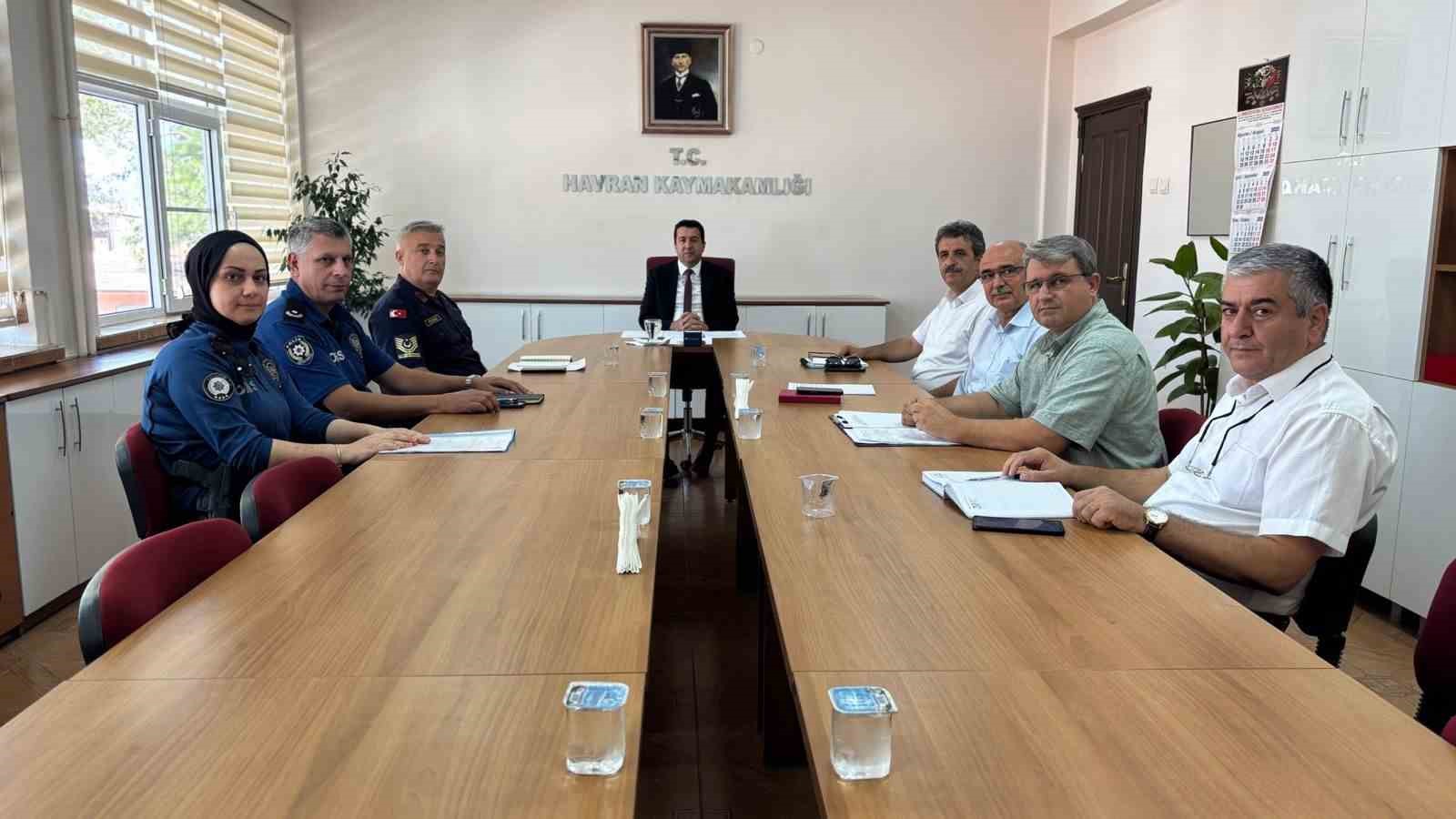 Havran’da çocukların eğitim güvenliği için toplantı yapıldı