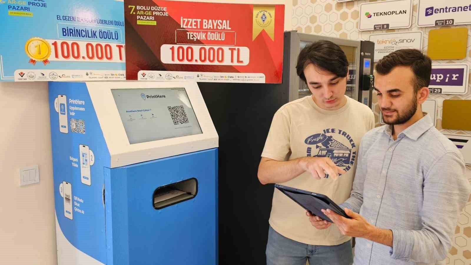 Öğrencilerin işi "PrintHere" ile kolaylaşacak