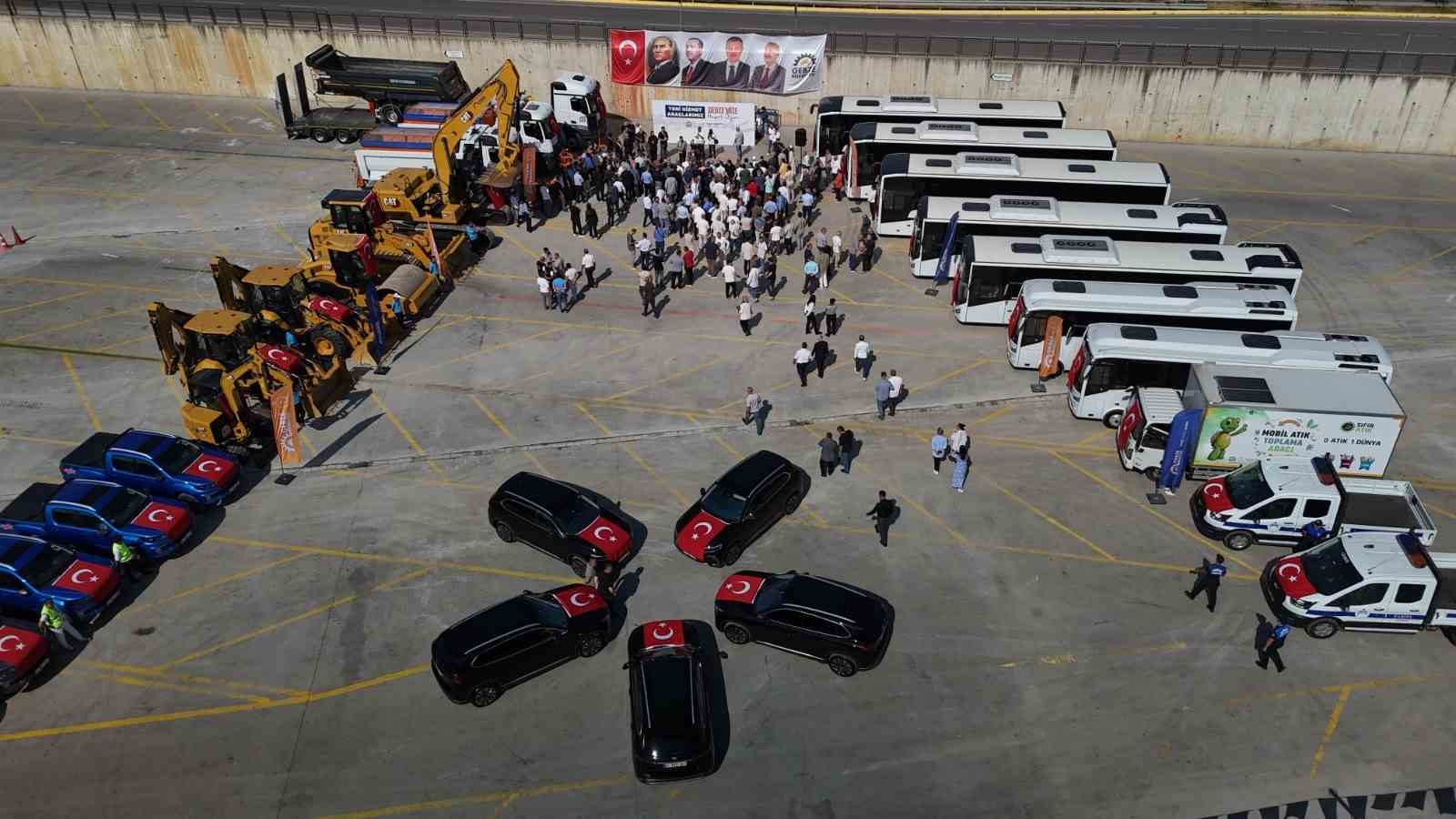 Gebze Belediyesi’ne ait araç sayısı 216’ya yükseldi