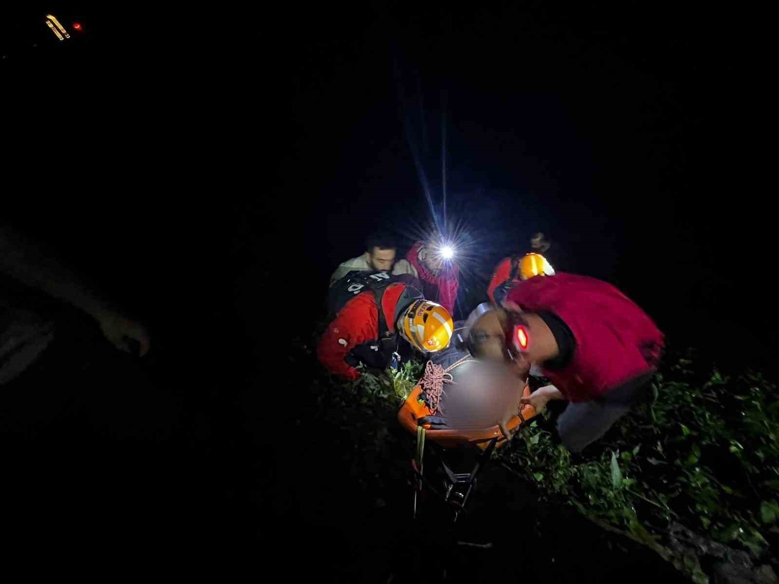 Şaşkeni Yaylası’nda uçuruma yuvarlanan turist hayatını kaybetti