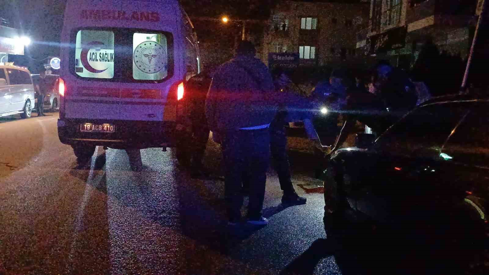 Çorum’da sokak ortasında silahlı saldırı: 1 yaralı