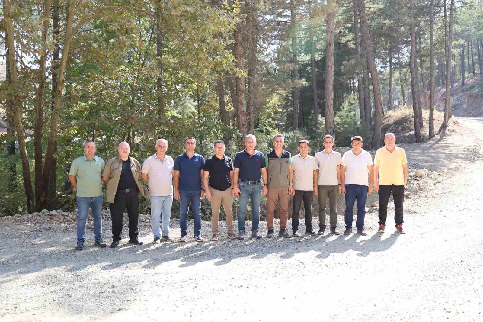 Muğla’da orman yolu çalışmaları yerinde incelendi