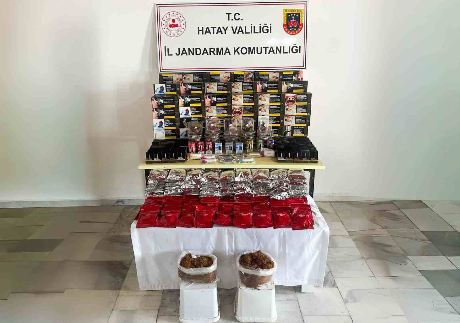 Samandağ’da kaçak tütün operasyonu