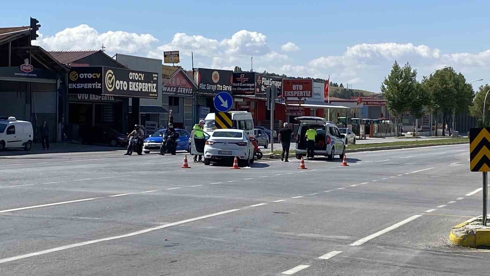 Çorum’da otomobille motosiklet çarpıştı: 1 yaralı