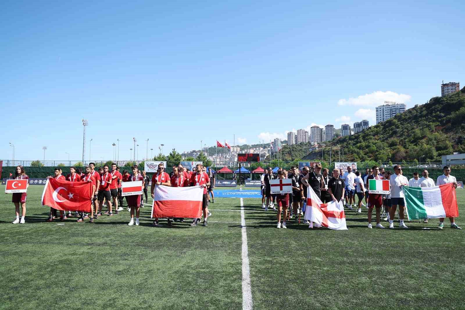 Ampute Futbol Uluslar Ligi, Trabzon’da başladı
