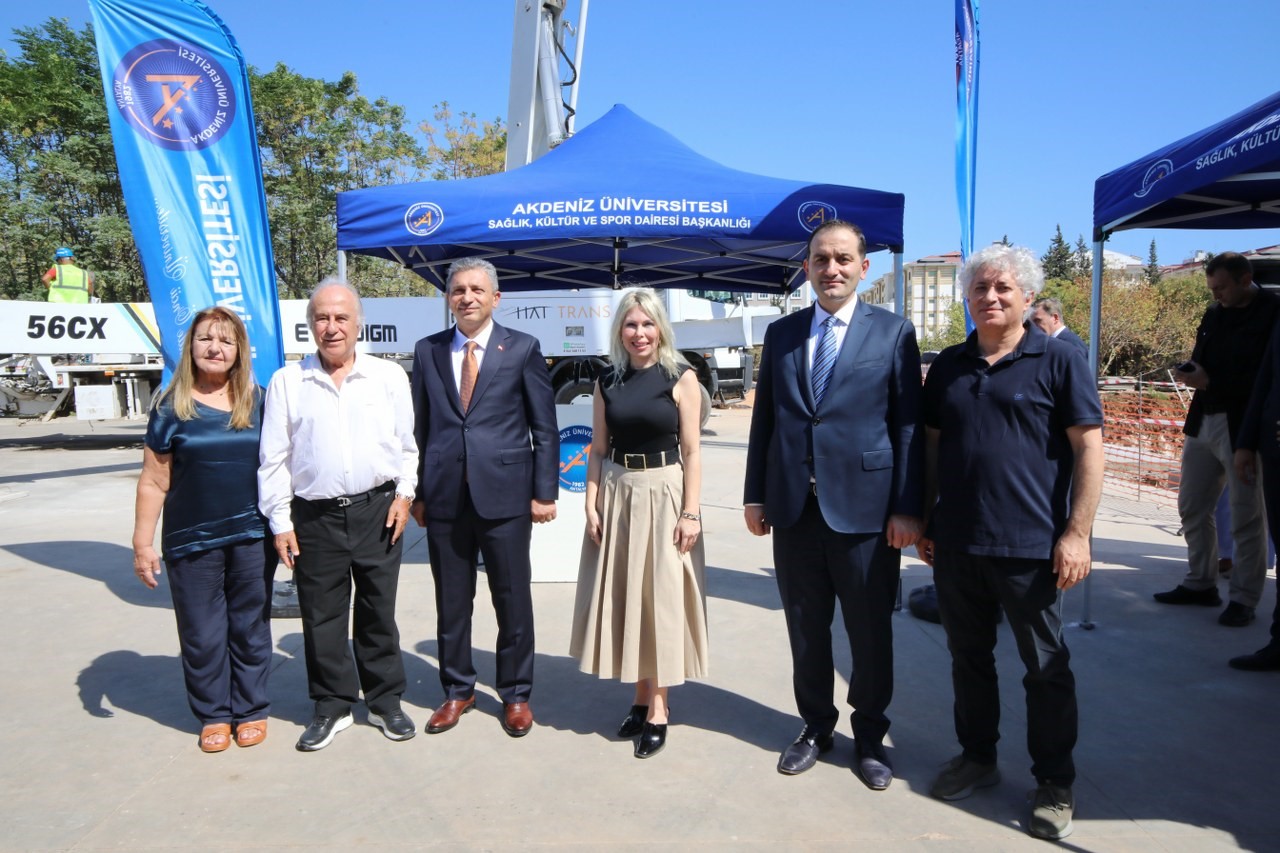 Akdeniz &Uuml;niversitesi Hastanesi N&ouml;roloji Polikliniği yeni binasının temeli atıldı
