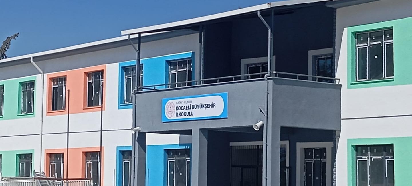 Kocaeli’nin Hatay’a yaptırdığı okul pazartesi günü açılıyor