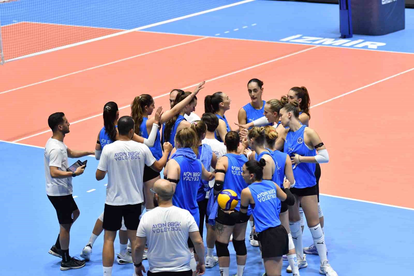 Aydın Büyükşehir Belediyespor, sezonun ilk provasını THY karşısında yaptı
