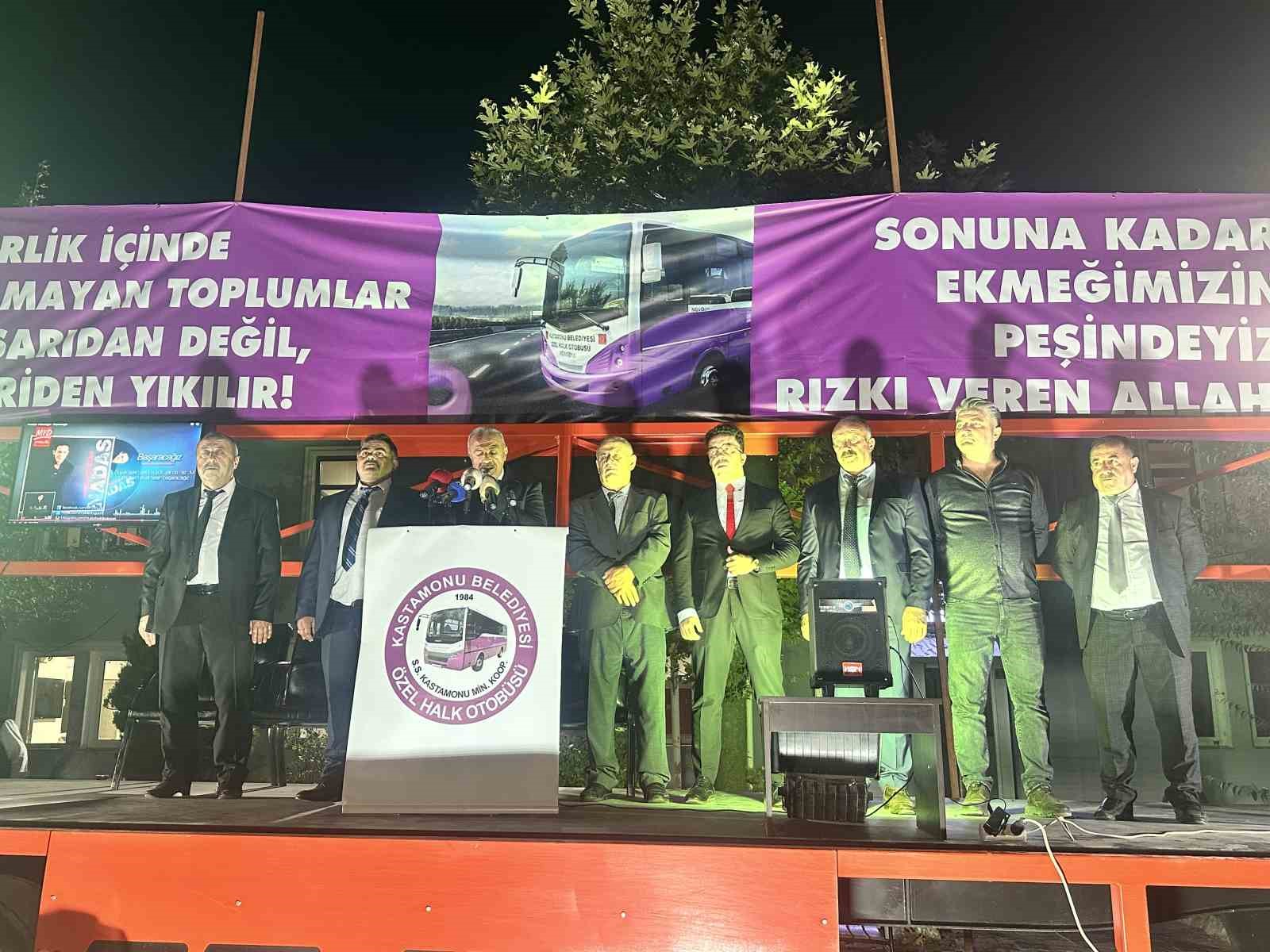 Özel Halk Otobüsleri esnafı, Kastamonu Belediyesi’nden destek bekliyor