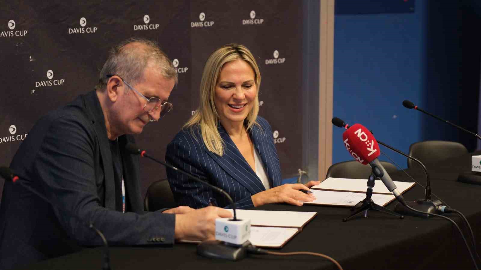 Türkiye ve Sırbistan tenis federasyonları arasında iş birliği anlaşması imzalandı
