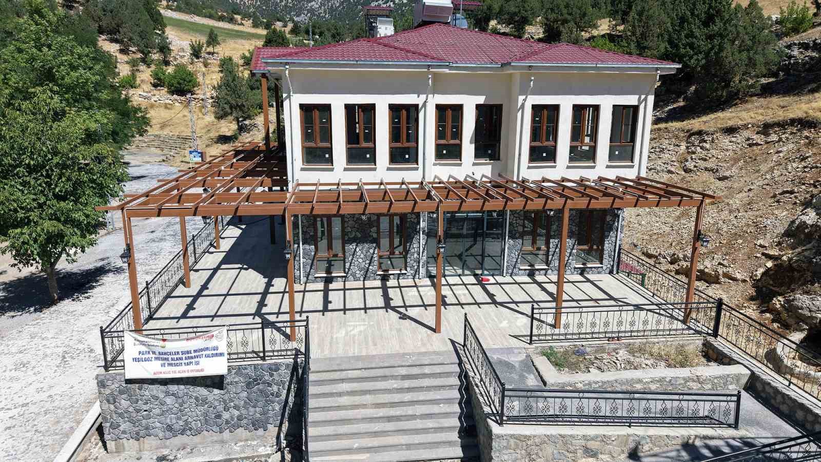 Doğa harikası Yeşilgöz’de çalışmalar tamamlanıyor