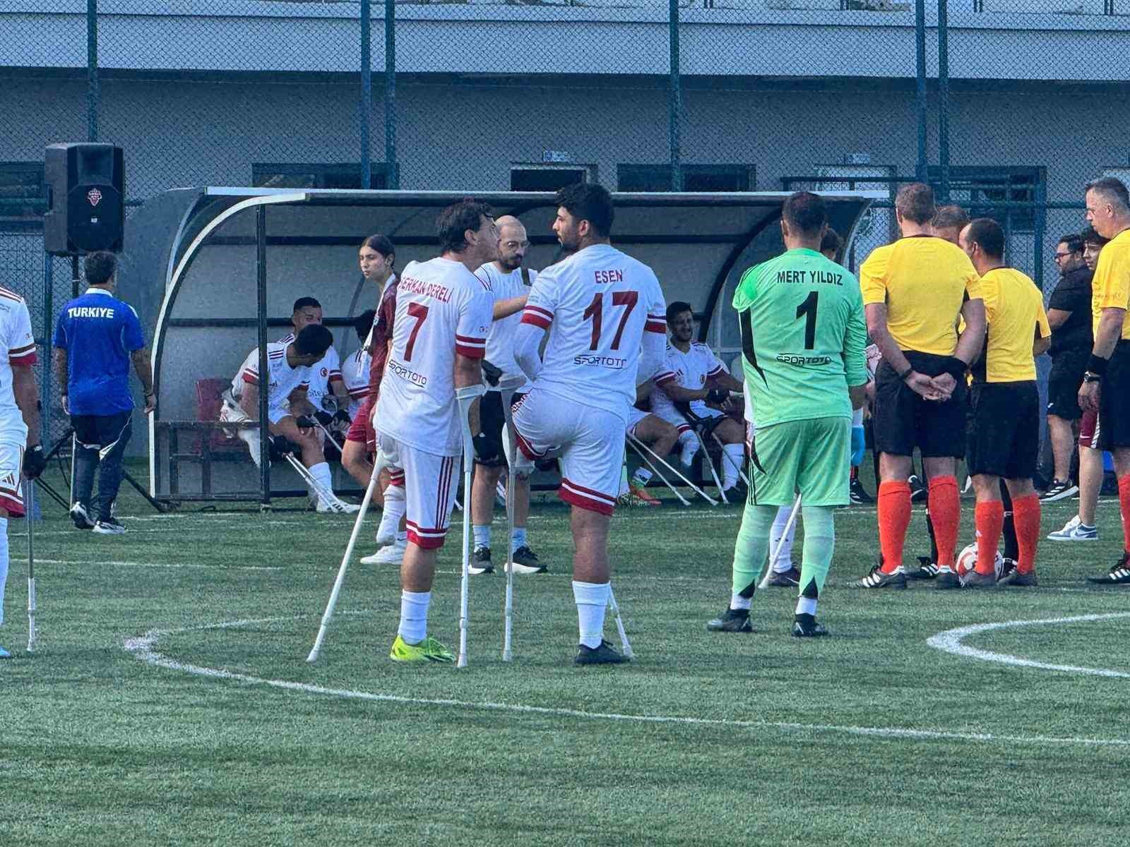 Ampute Futbol Milli Takımı, Polonya’ya 4-2 mağlup oldu