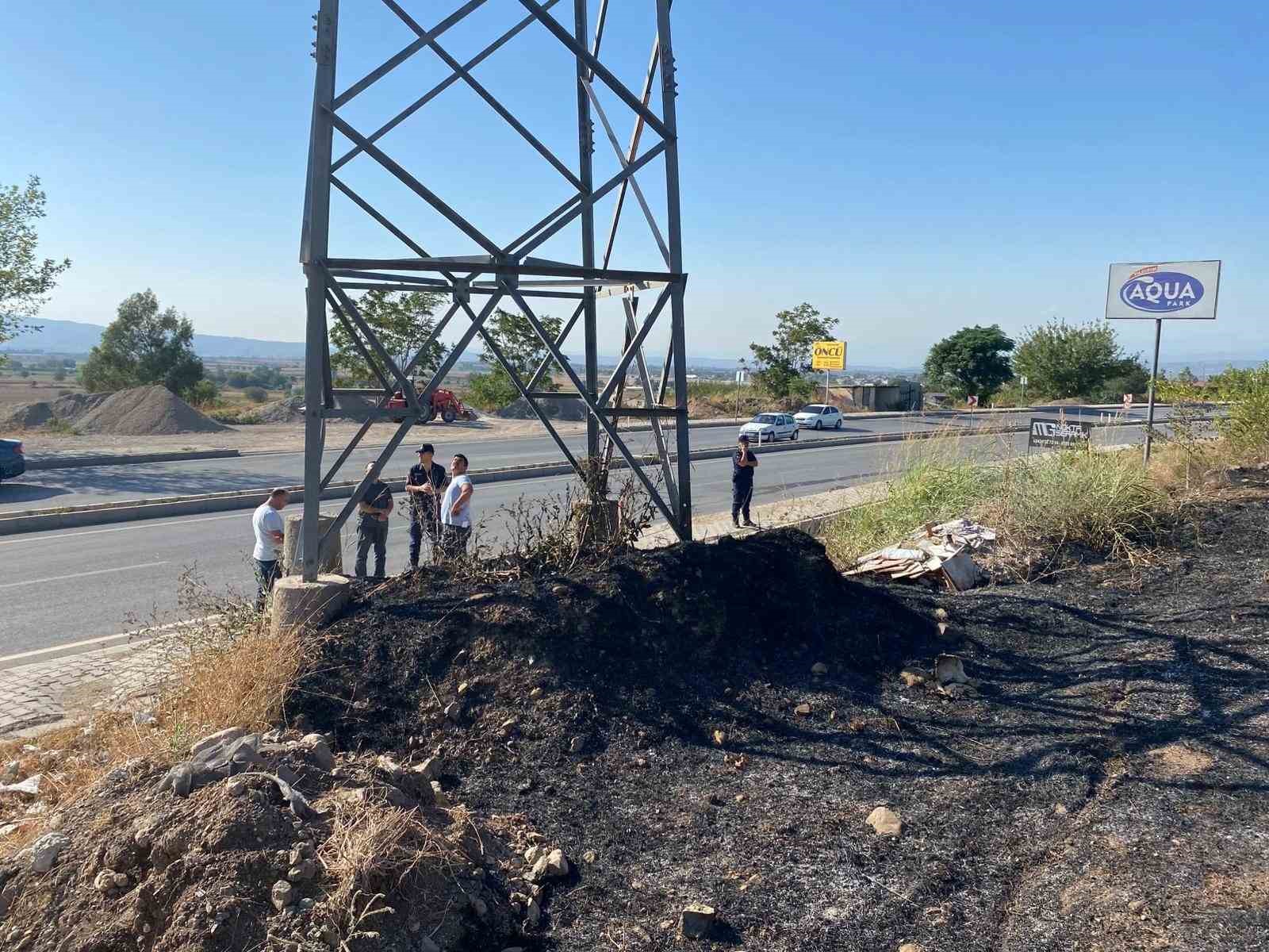 Osmaniye’de zeytinlik alanda çıkan yangın paniğe neden oldu