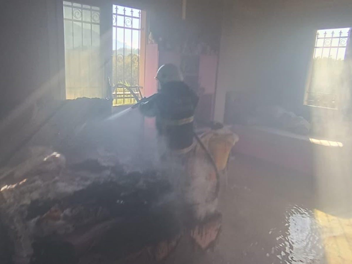 Arsuz&rsquo;da ev yangını
