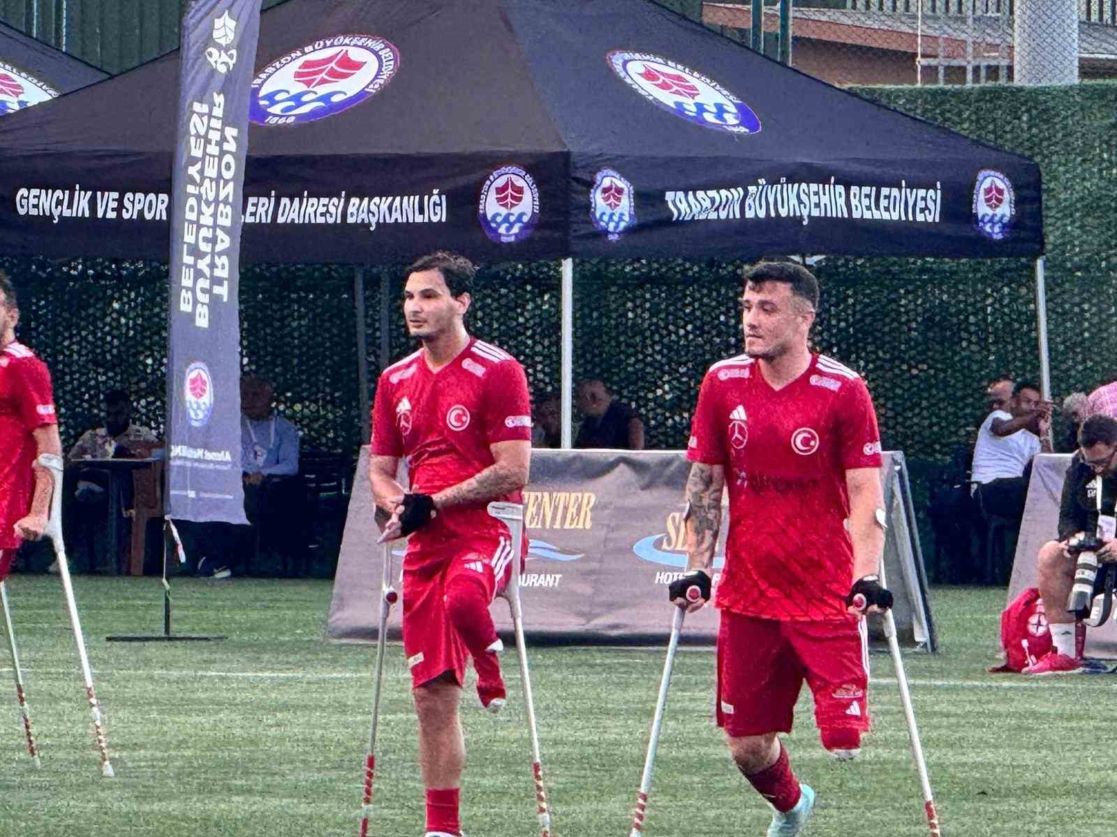 Ampute Futbol Milli Takımı, İngiltere’yi 5-1 mağlup etti