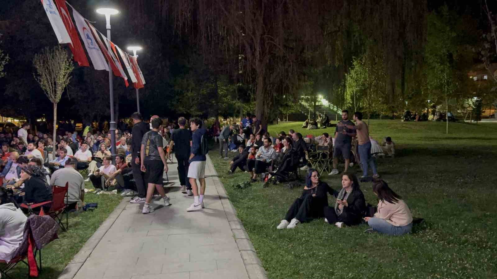 Millet bahçesinde milli heyecan