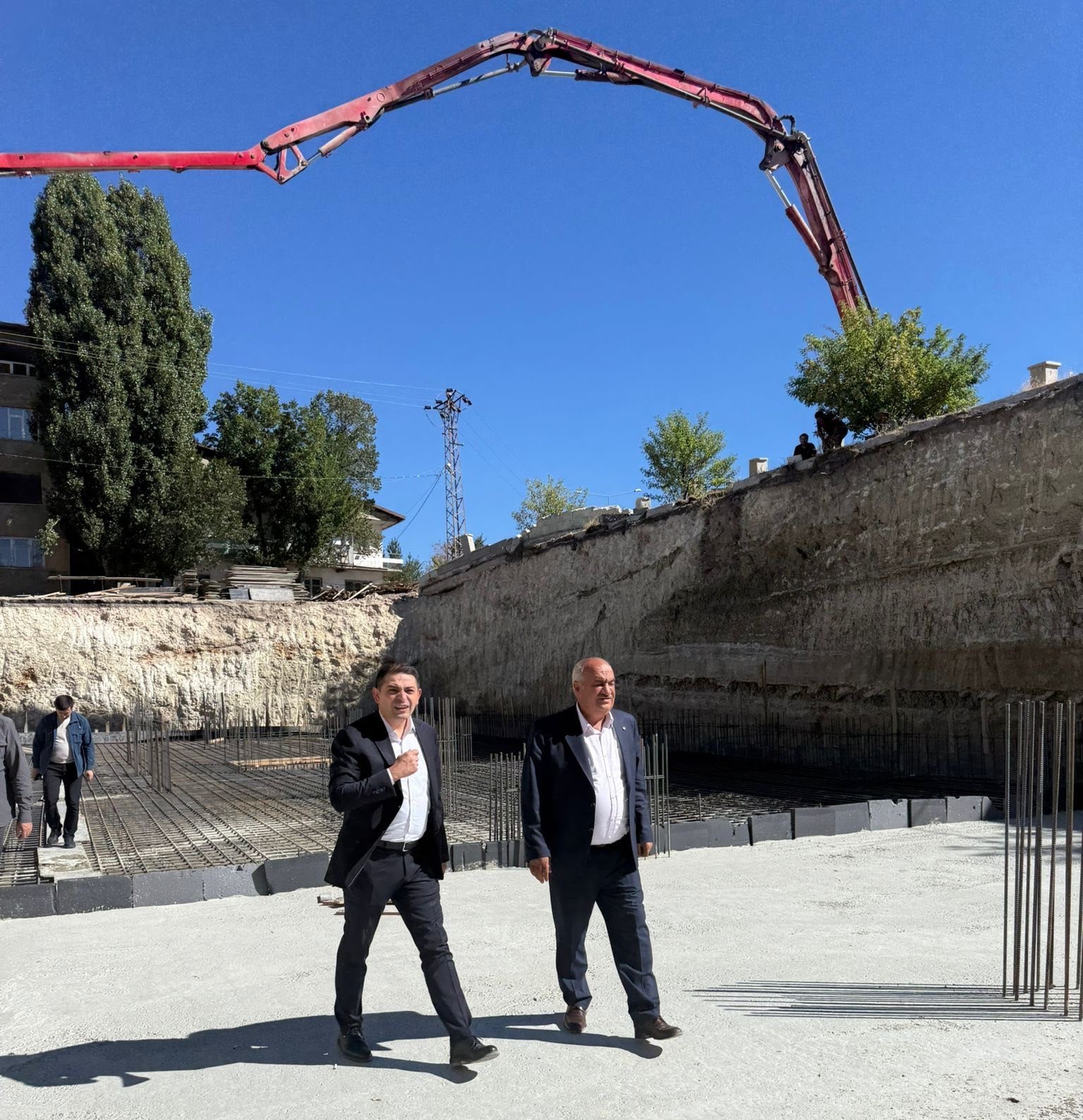 Kaymakam Tugay ve Başkan Akpunar&rsquo;dan yatırım turu
