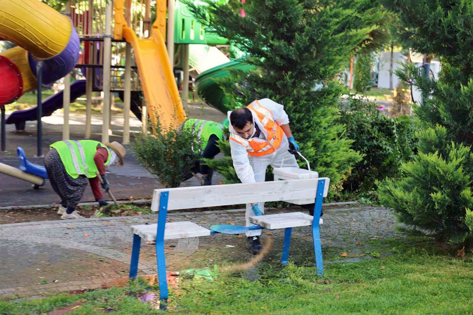 Talas’ta hizmet seferberliği: Bahçelievler Mahallesi pırıl pırıl oldu