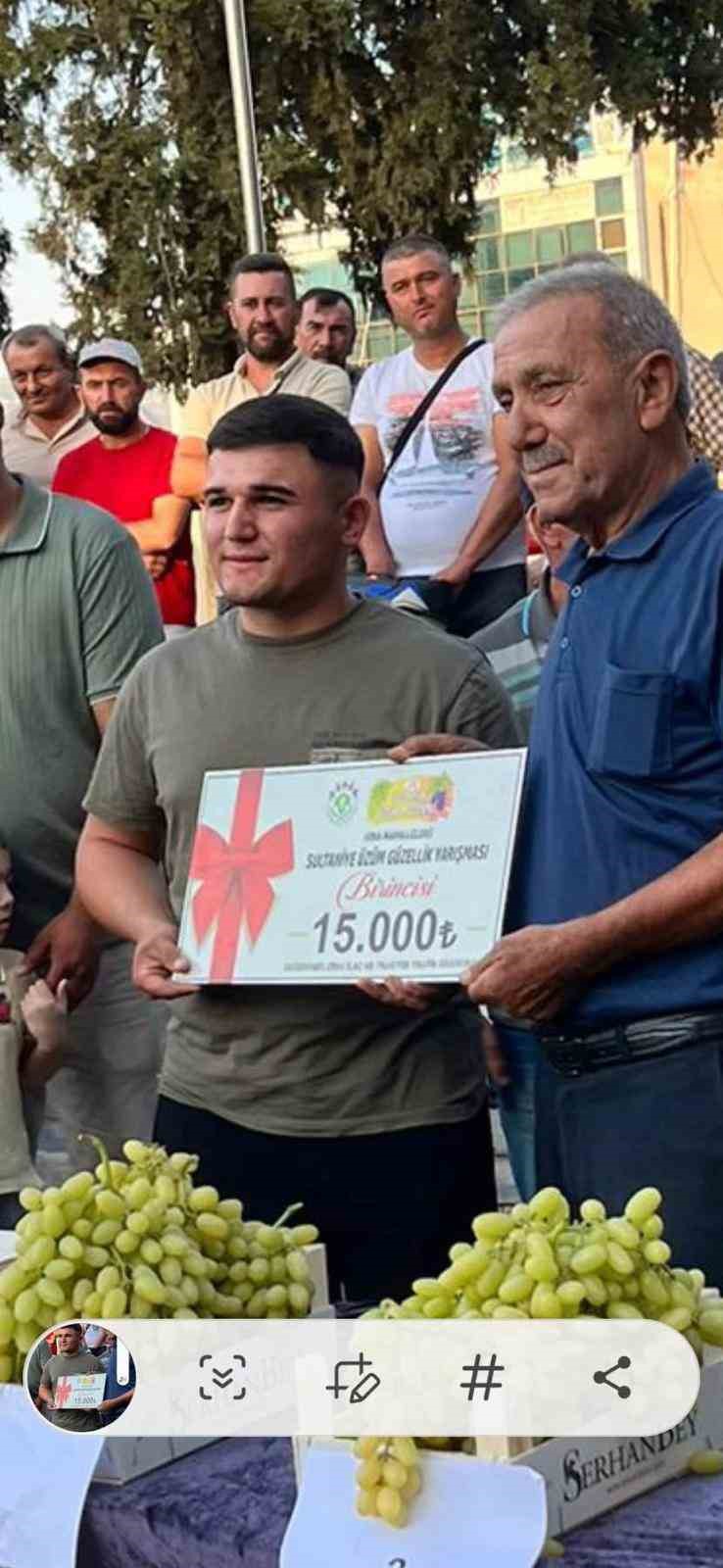 Sarıg&ouml;l&rsquo;de Sultani &uuml;z&uuml;m yarışması
