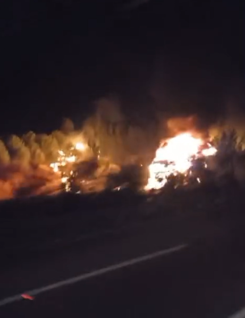 Yalova’da tır yangını