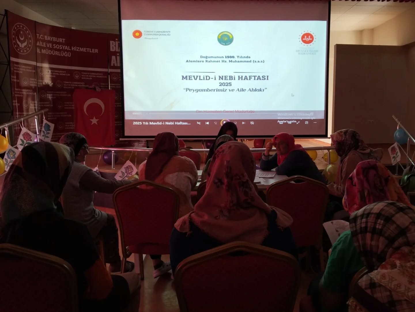 Bayburt’ta engelli bireylere yönelik Mevlid-i Nebi programı düzenlendi