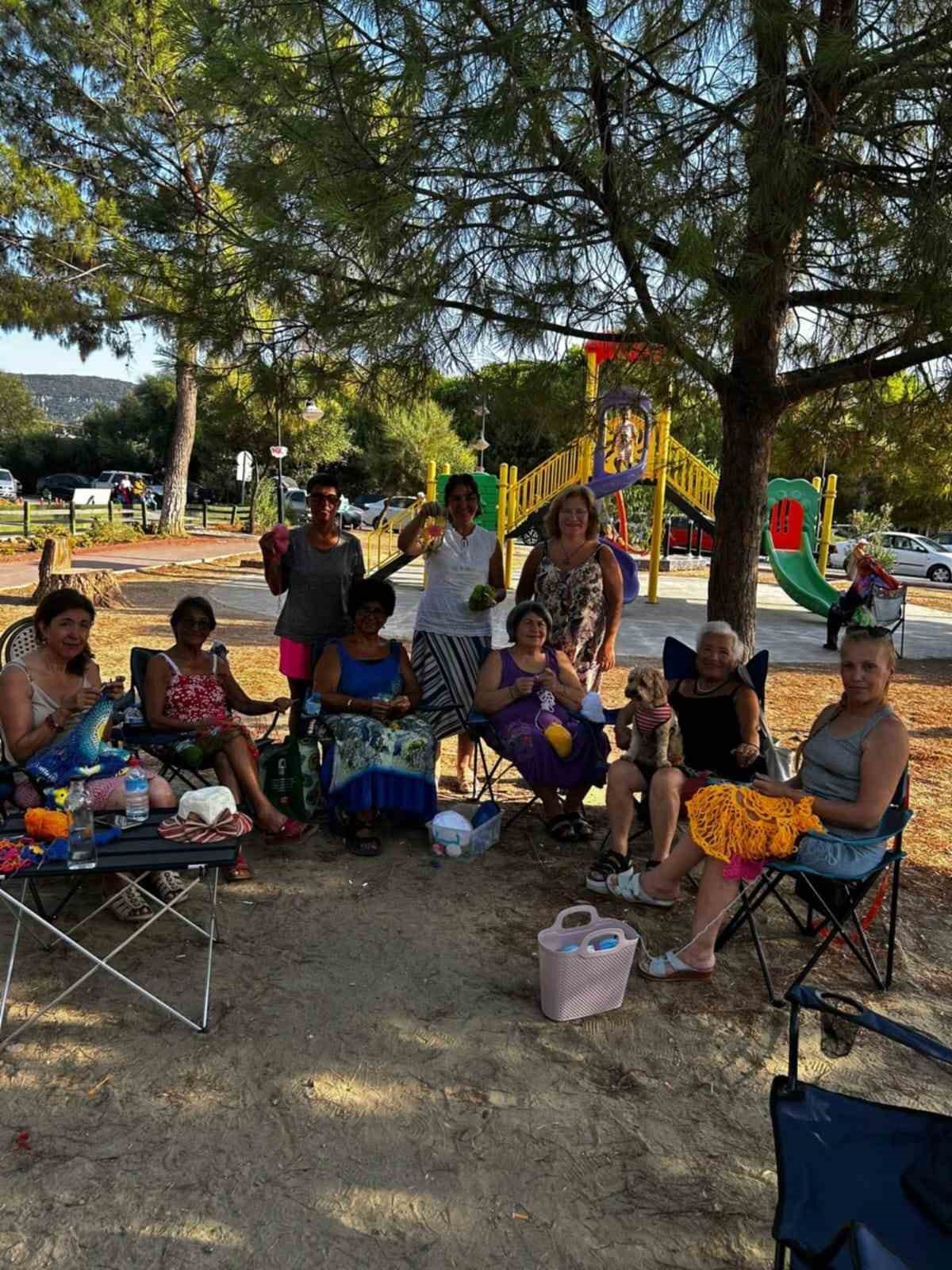 Didimli kadınların, &ccedil;evre sorunlarına dikkat &ccedil;ekmek i&ccedil;in ilgin&ccedil; etkinliği
