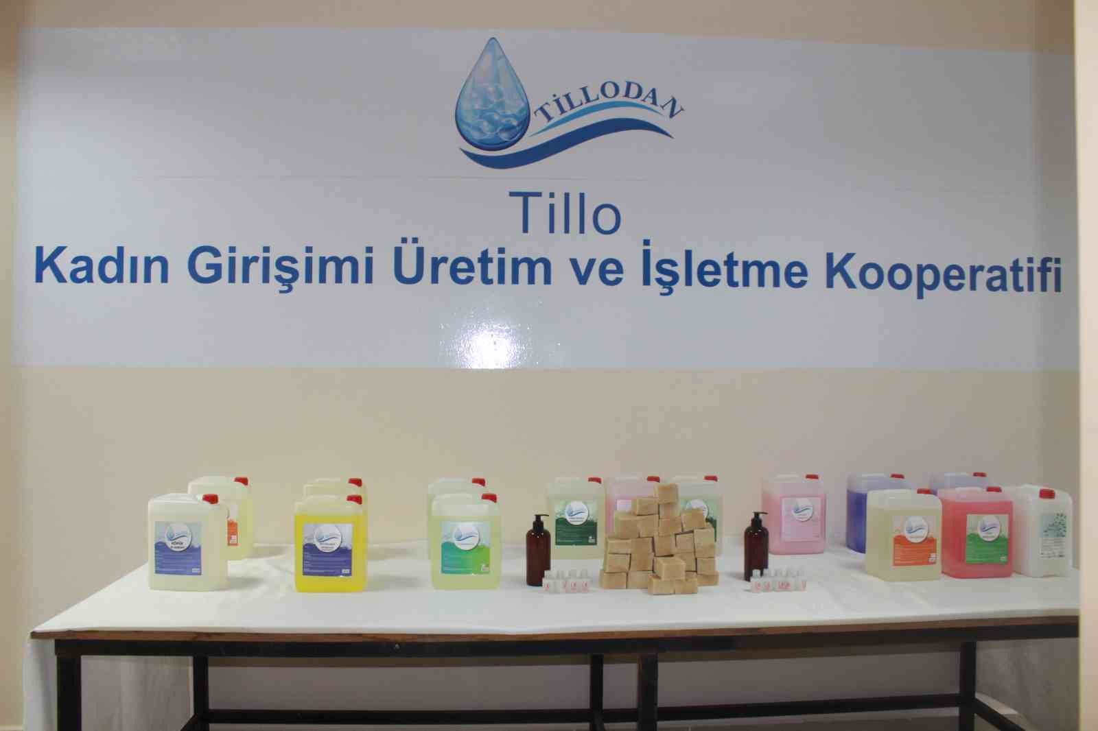 Tillo&rsquo;da kadınlar bir ilke imza attı: Temizlik malzemelerini kendileri &uuml;retiyor
