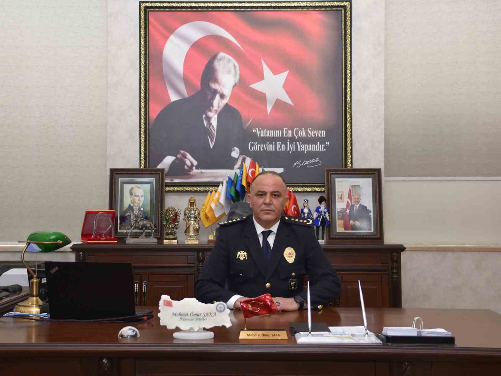 Emniyet Müdürü Mehmet Ömür Saka, Kars’a veda etti