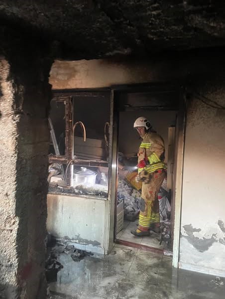 Antakya&rsquo;da m&uuml;stakil evde yangın &ccedil;ıktı
