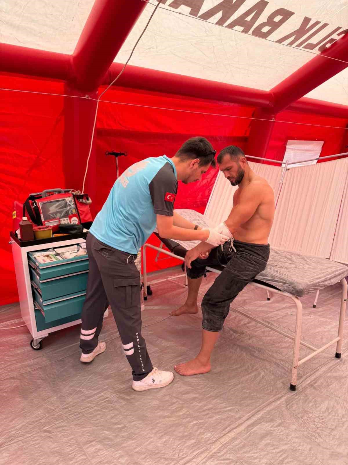 S&ouml;ğ&uuml;t Şenliklerinde 137 vatandaşa sağlık hizmeti verildi
