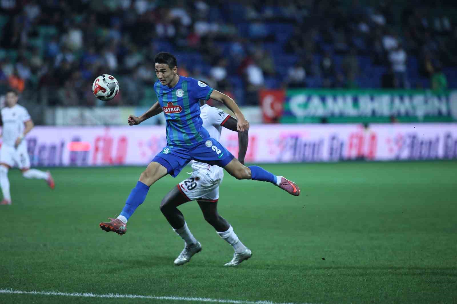 Trendyol Süper Lig: Çaykur Rizespor: 1 - Gençlerbirliği: 0 (Maç sonucu)
