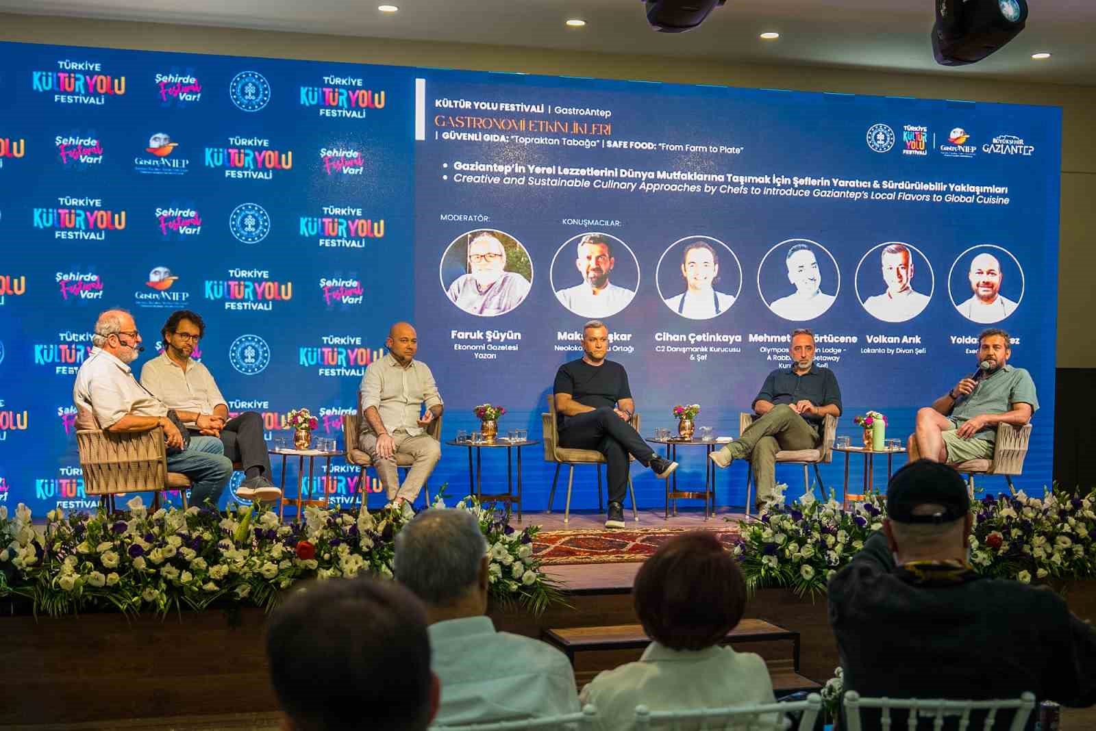Kültür Yolu Festivali GastroANTEP ile gastorominin ünlü isimleri gazi şehirde buluştu