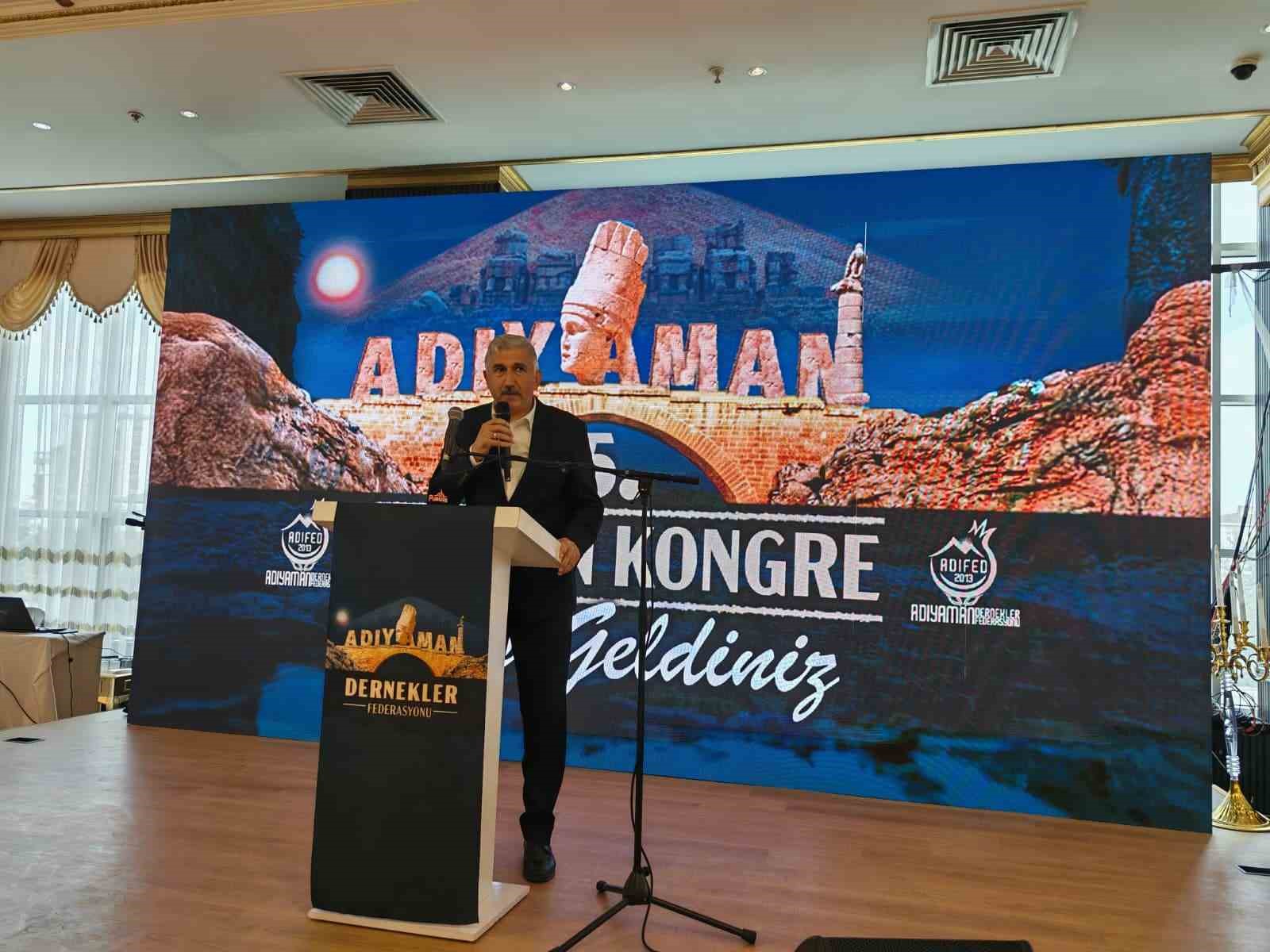 Başkan Hallaç, Adıyaman Dernekler Federasyonu kongresine katıldı