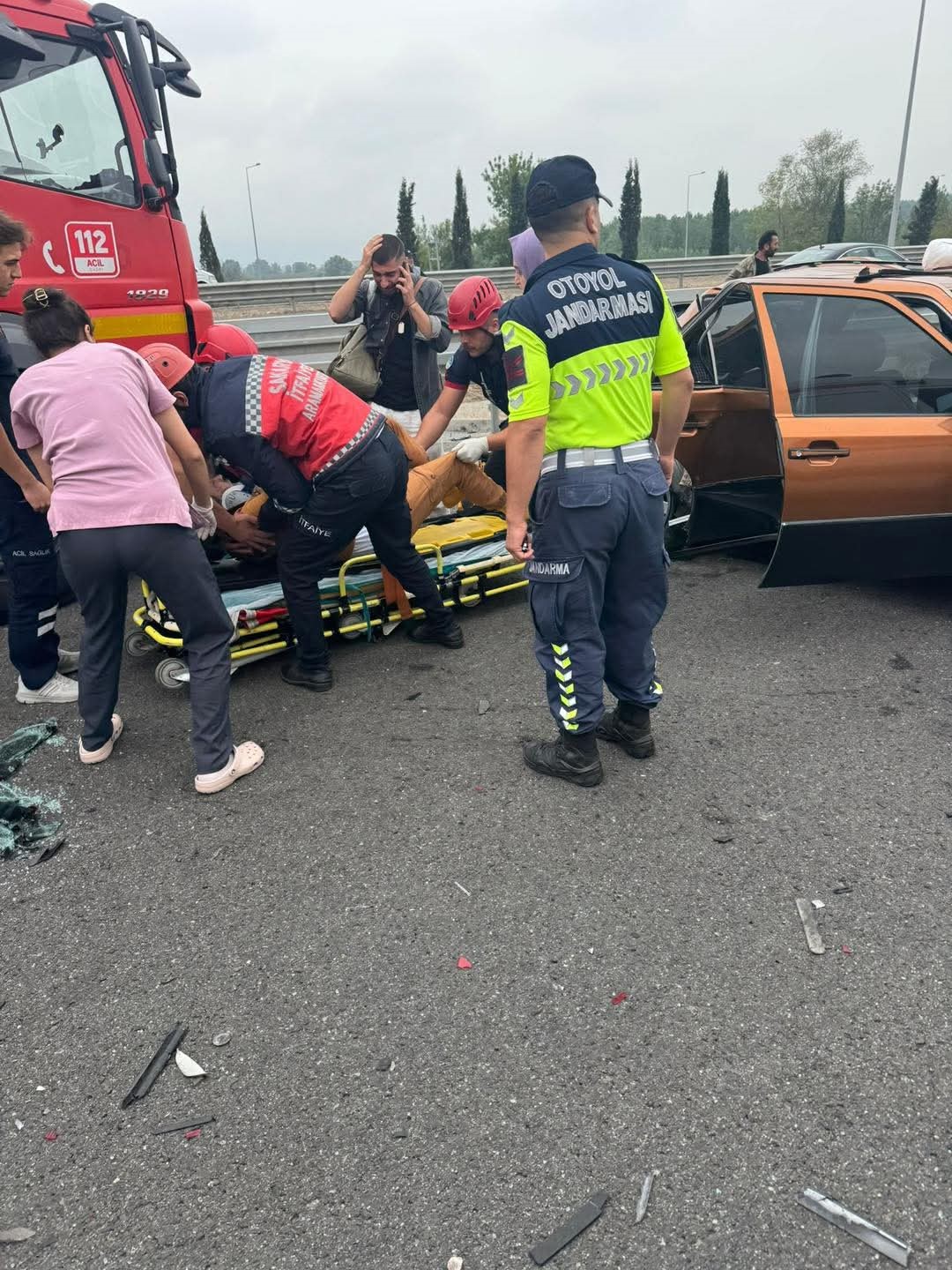 Otoyolda aracın hurdaya döndüğü kazada acı haber: Karı koca hastanede vefat etti