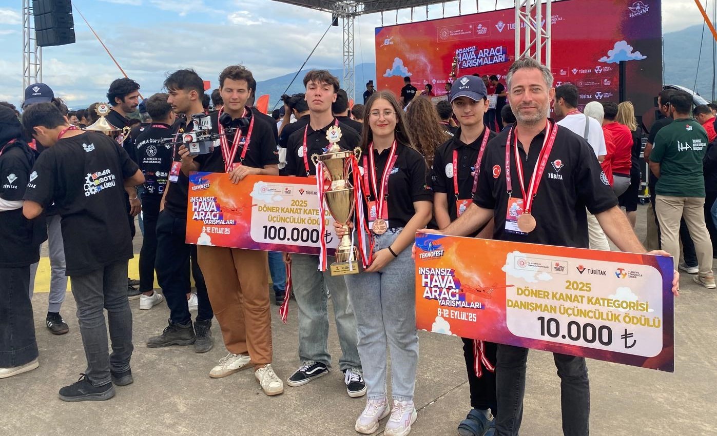 Amasyalı gençler TEKNOFEST’te üçüncü oldu