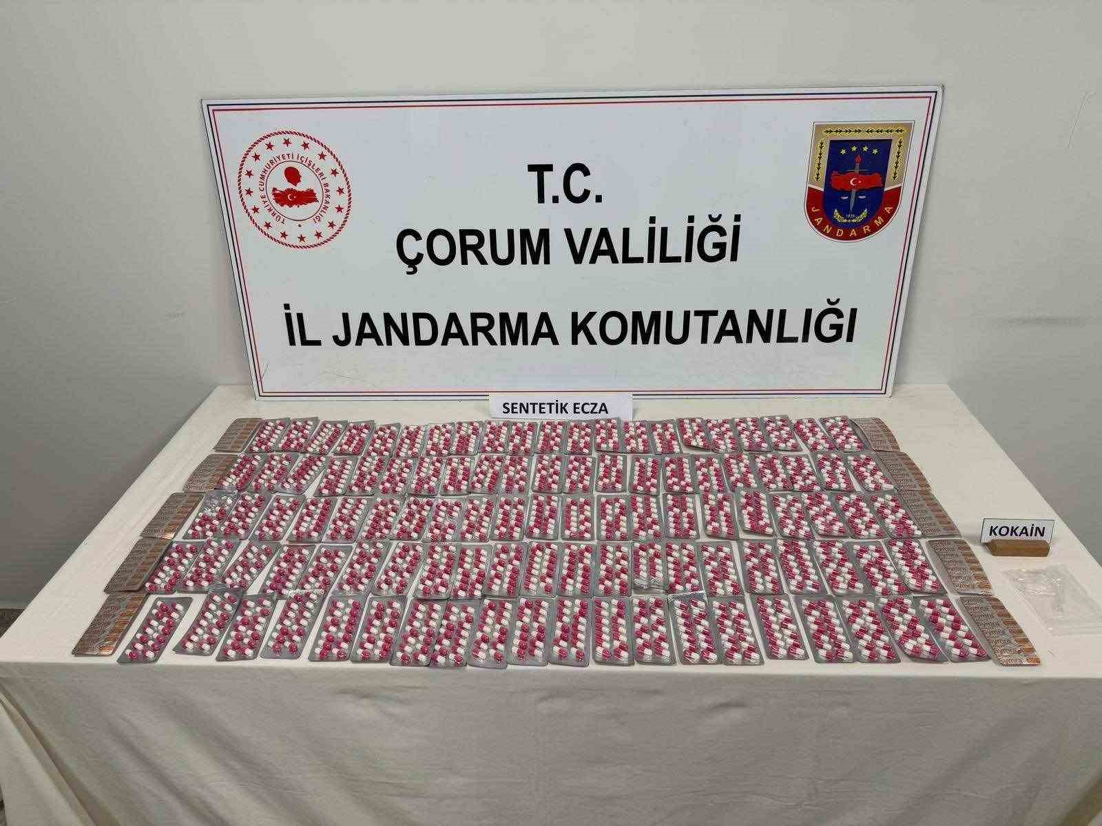 Çorum’da uyuşturucu operasyonu: 1 tutuklama