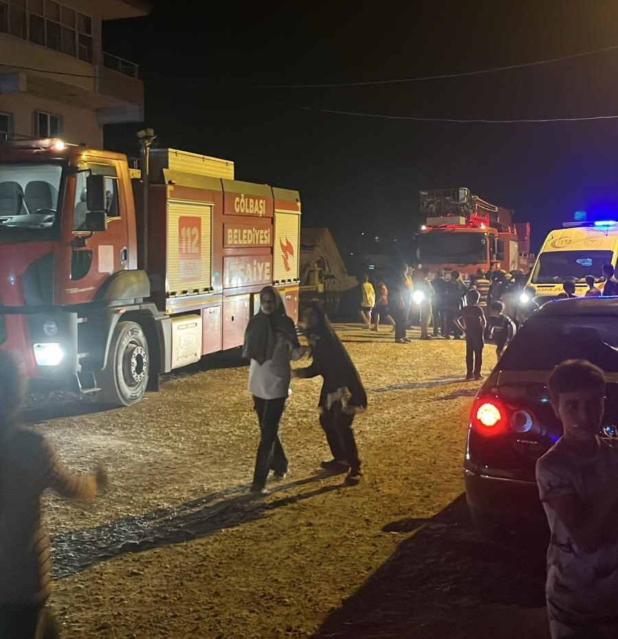 İkamette çıkan yangında korkuttu