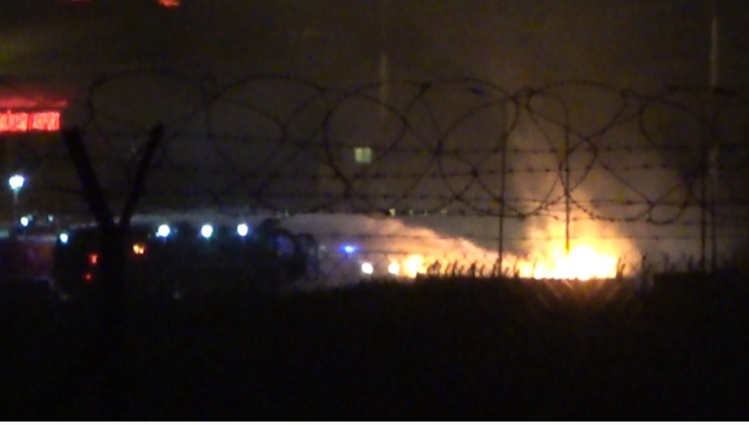 Van Havalimanı&rsquo;nda yangın tatbikatı
