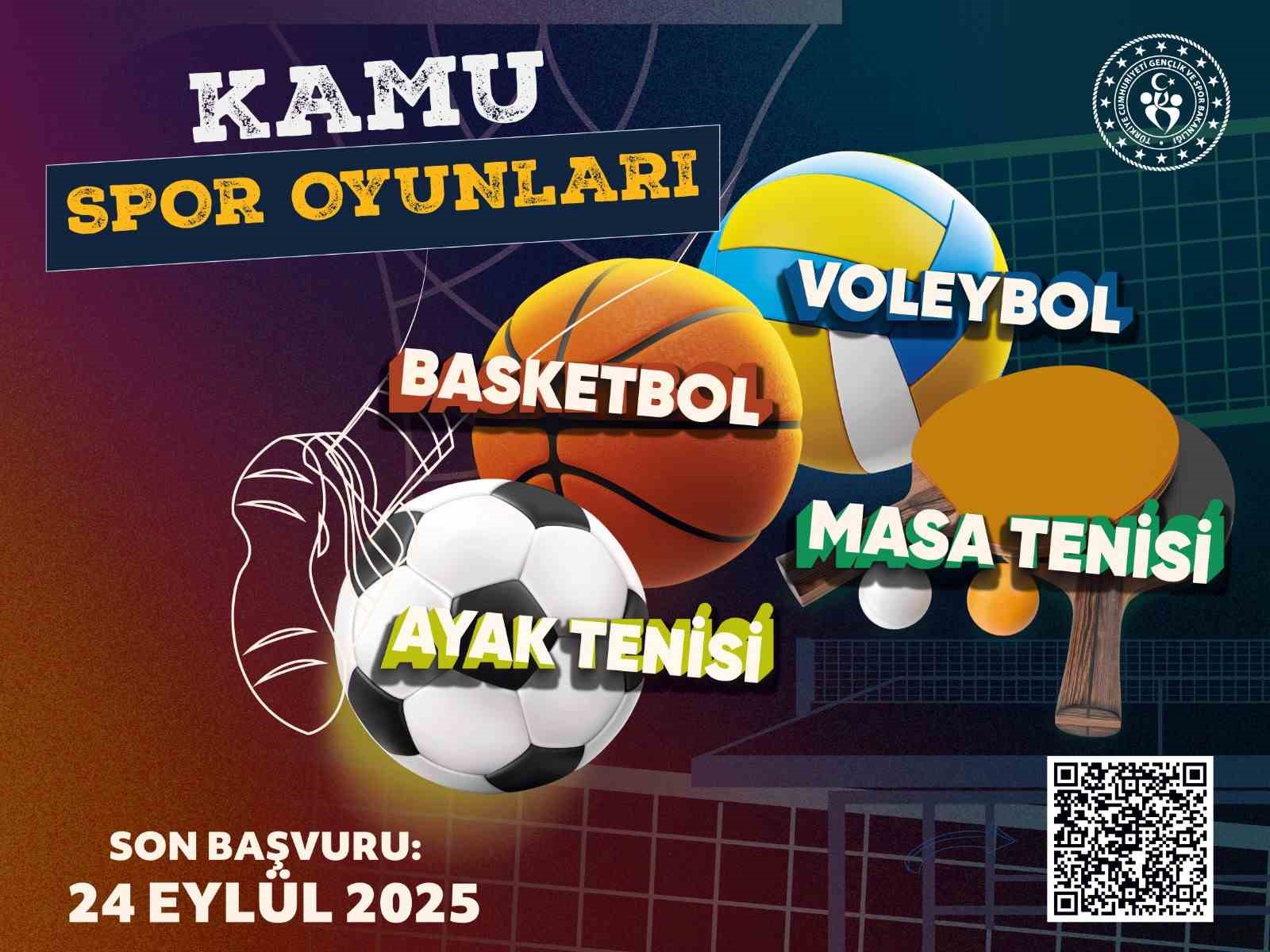 Kamu spor oyunları başlıyor
