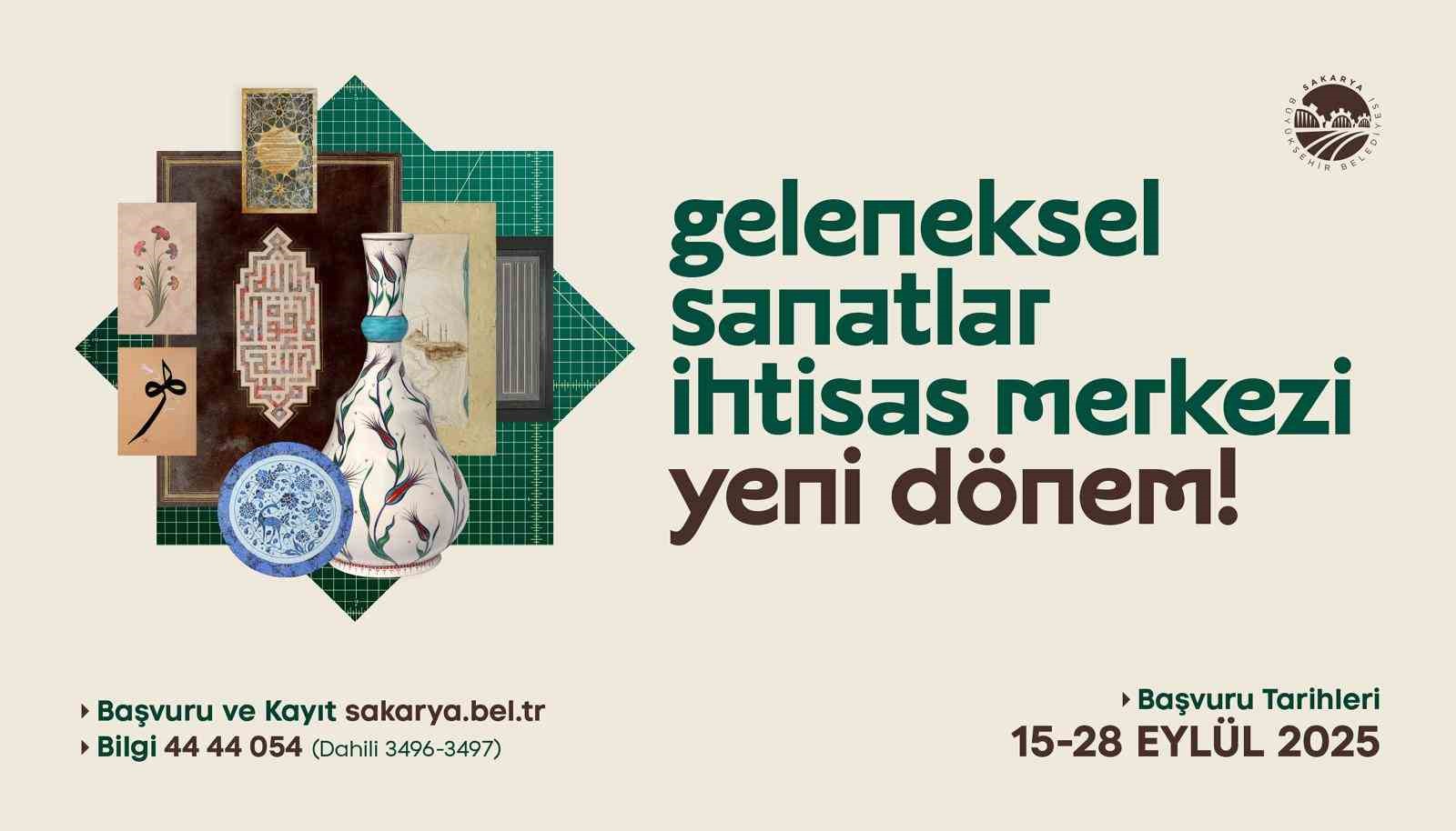 Geleneksel Sanatlar İhtisas Merkezi’nde kayıtlar başladı