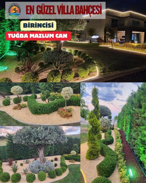 Atakum’un peyzaj şampiyonları açıklandı