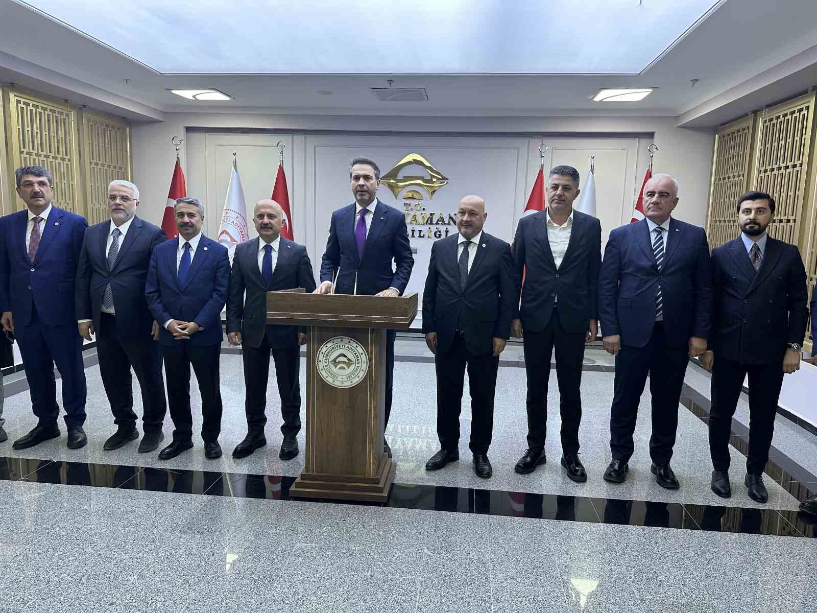 Enerji ve Tabii Kaynaklar Bakanı Bayraktar Adıyaman’da