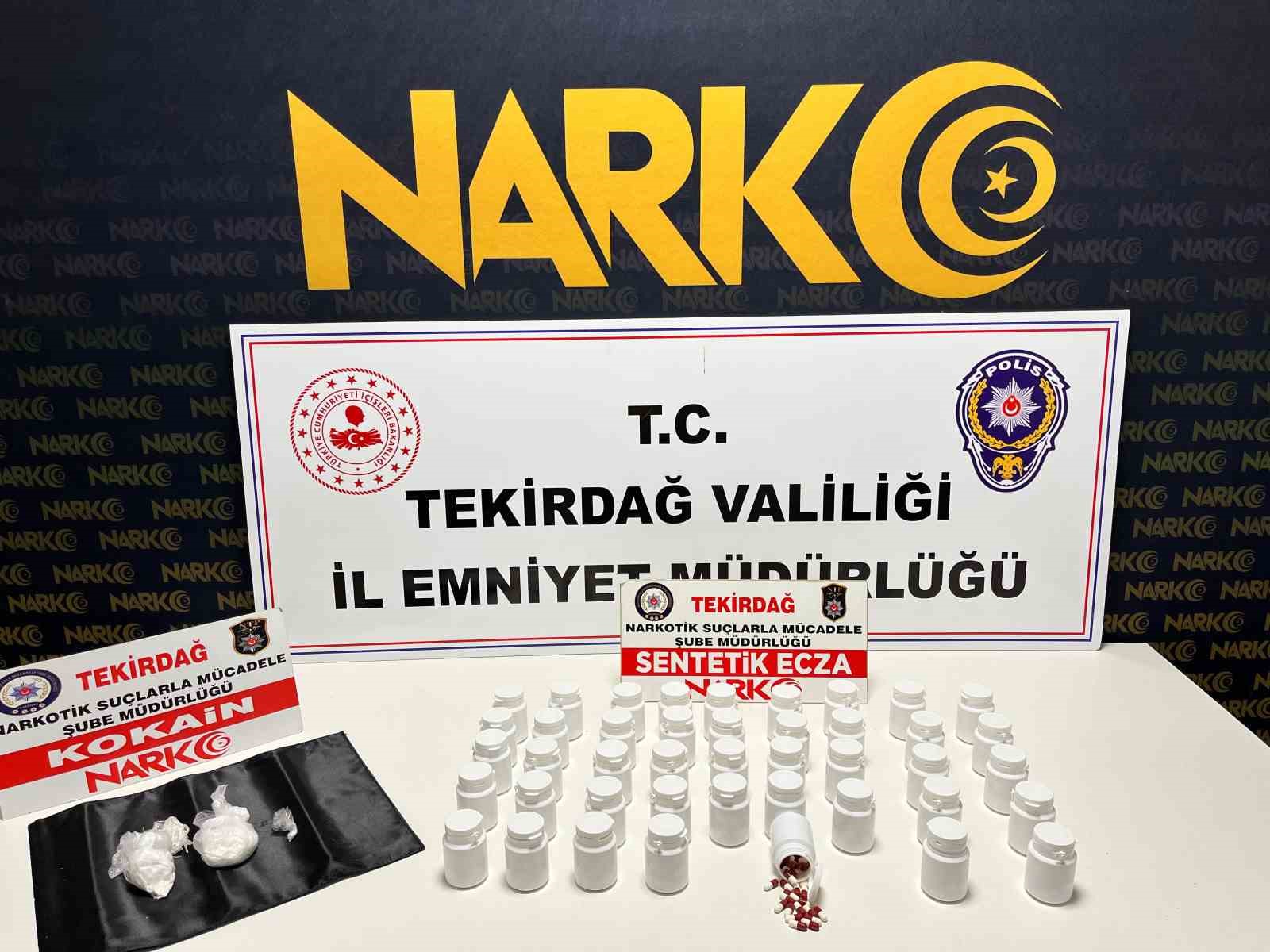 Tekirdağ’da narkotik operasyonları hız kesmeden devam ediyor 14 kişi tutuklandı