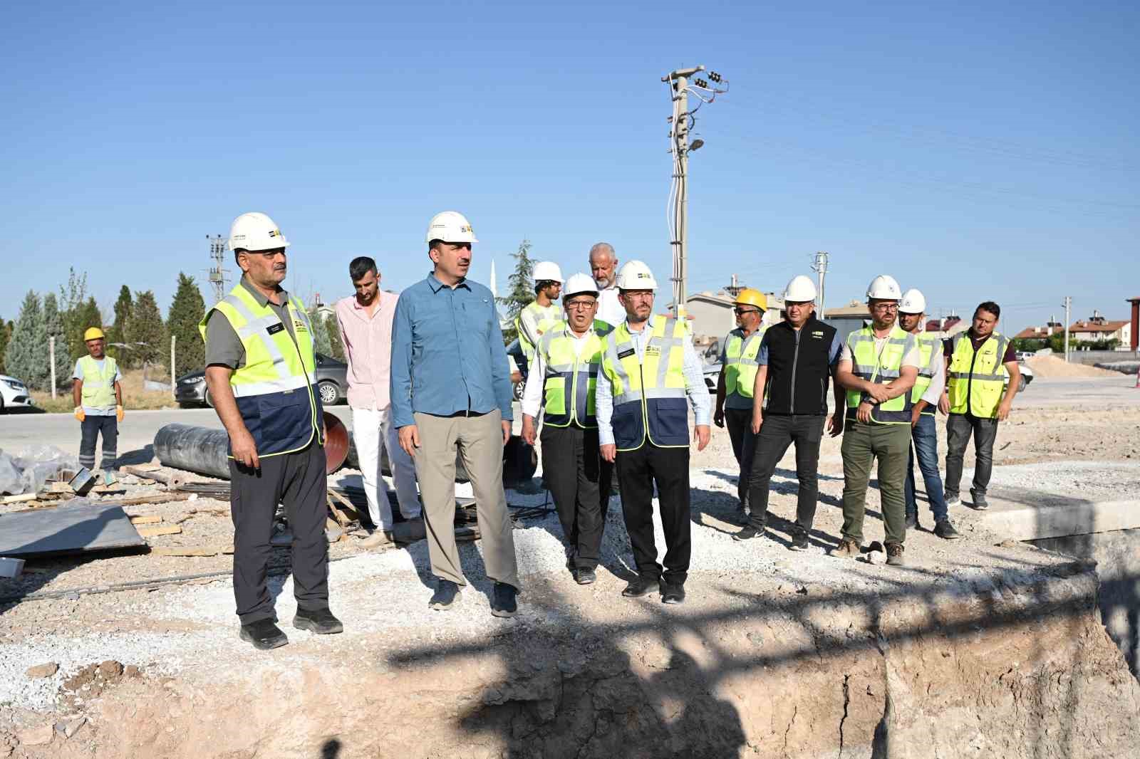 Başkan Altay: "Kurak d&ouml;nemlerde şehir merkezine su aktaracak 62 km&rsquo;lik hatta bağlantı &ccedil;alışmalarına başladık"
