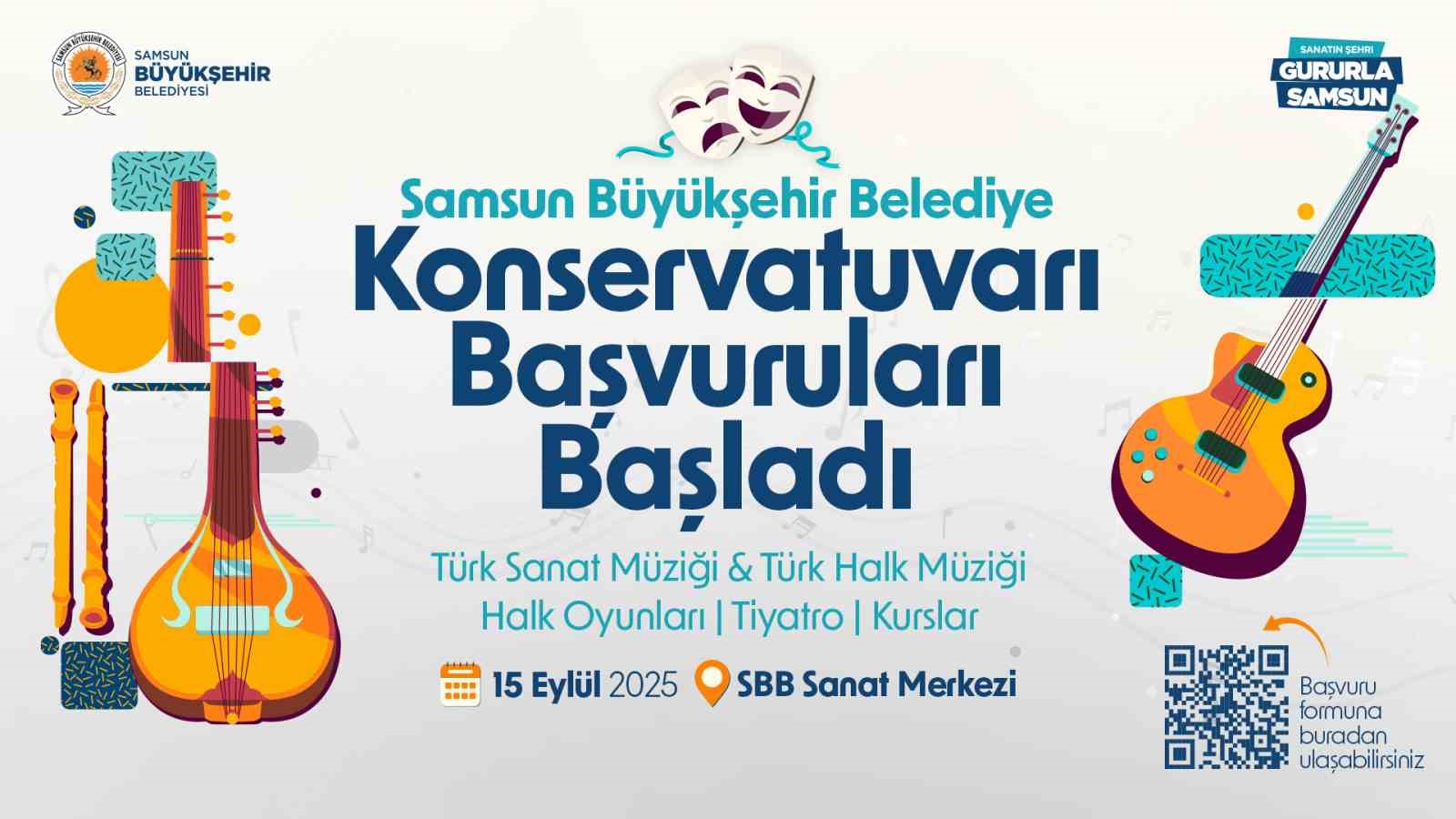 Samsun’da konservatuvar başvuruları başladı