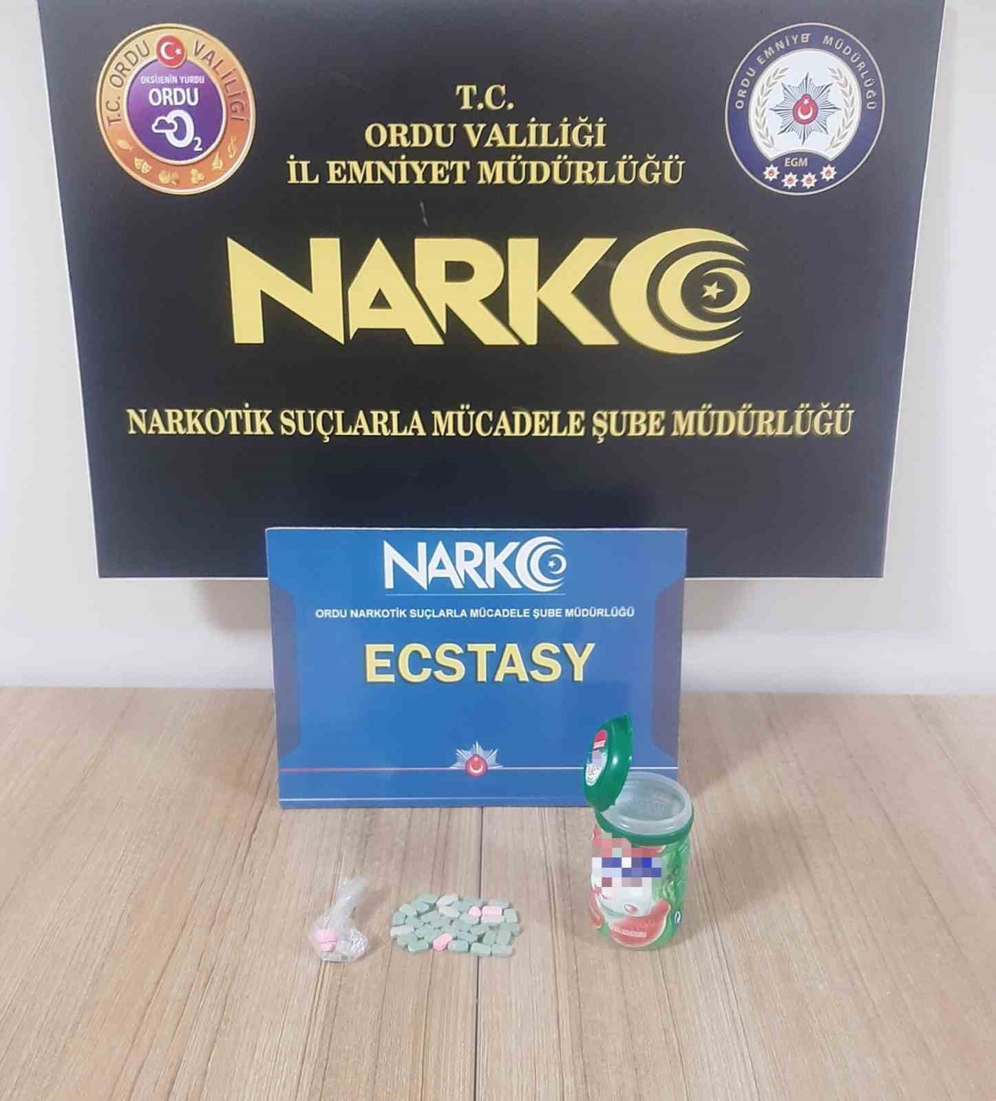 Ordu’da uyuşturucu operasyonlarında 2 tutuklama