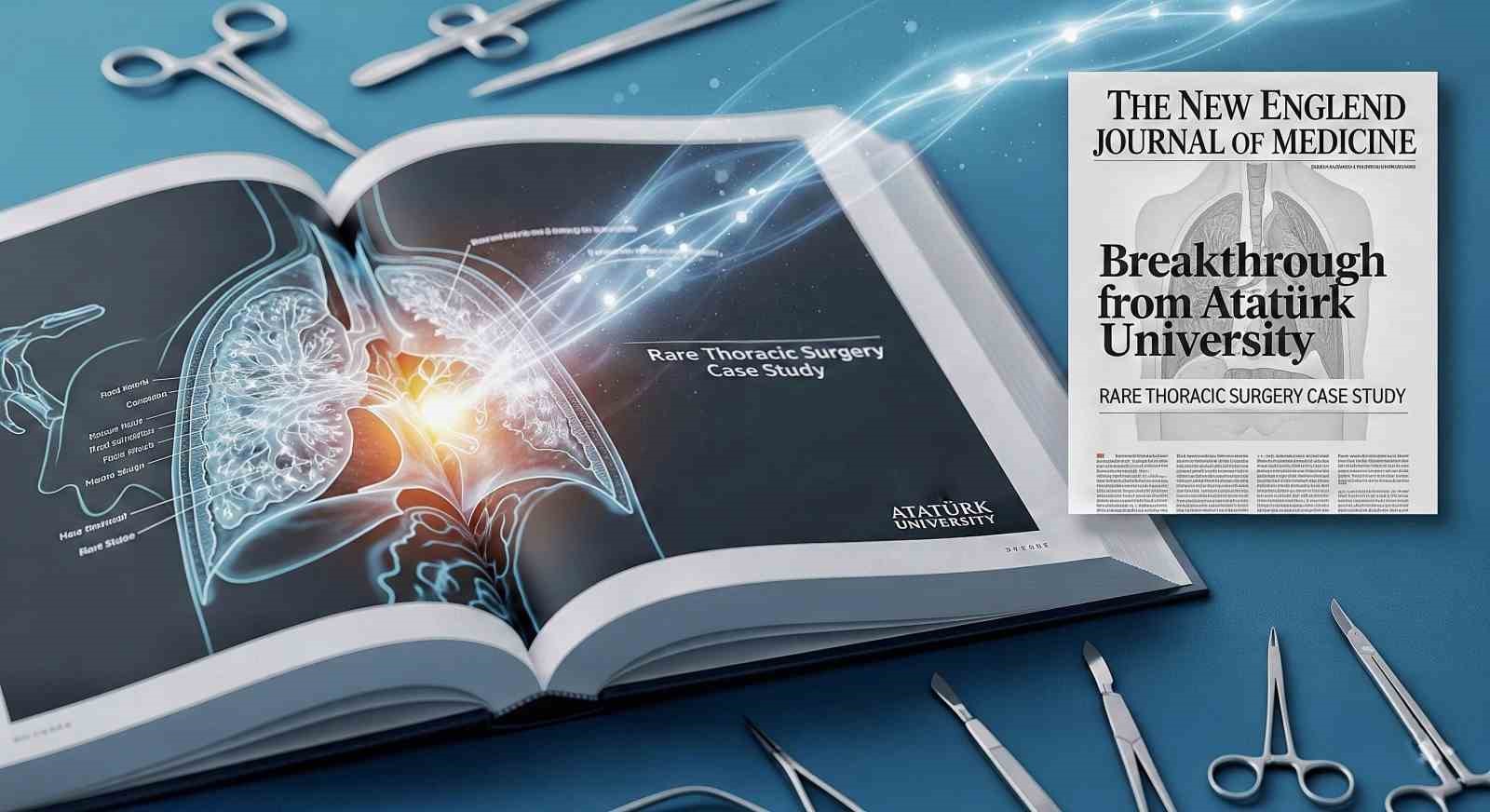 Atatürk Üniversitesi Göğüs Cerrahisi Kliniğinin nadir vaka çalışması Nejm Dergisinde yayımlandı
