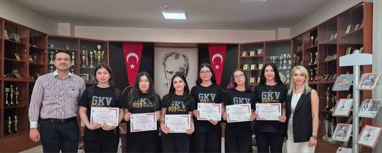 GKV &Ouml;zel Cemil Alevli Lisesi &ouml;ğrencileri gururlandırdı
