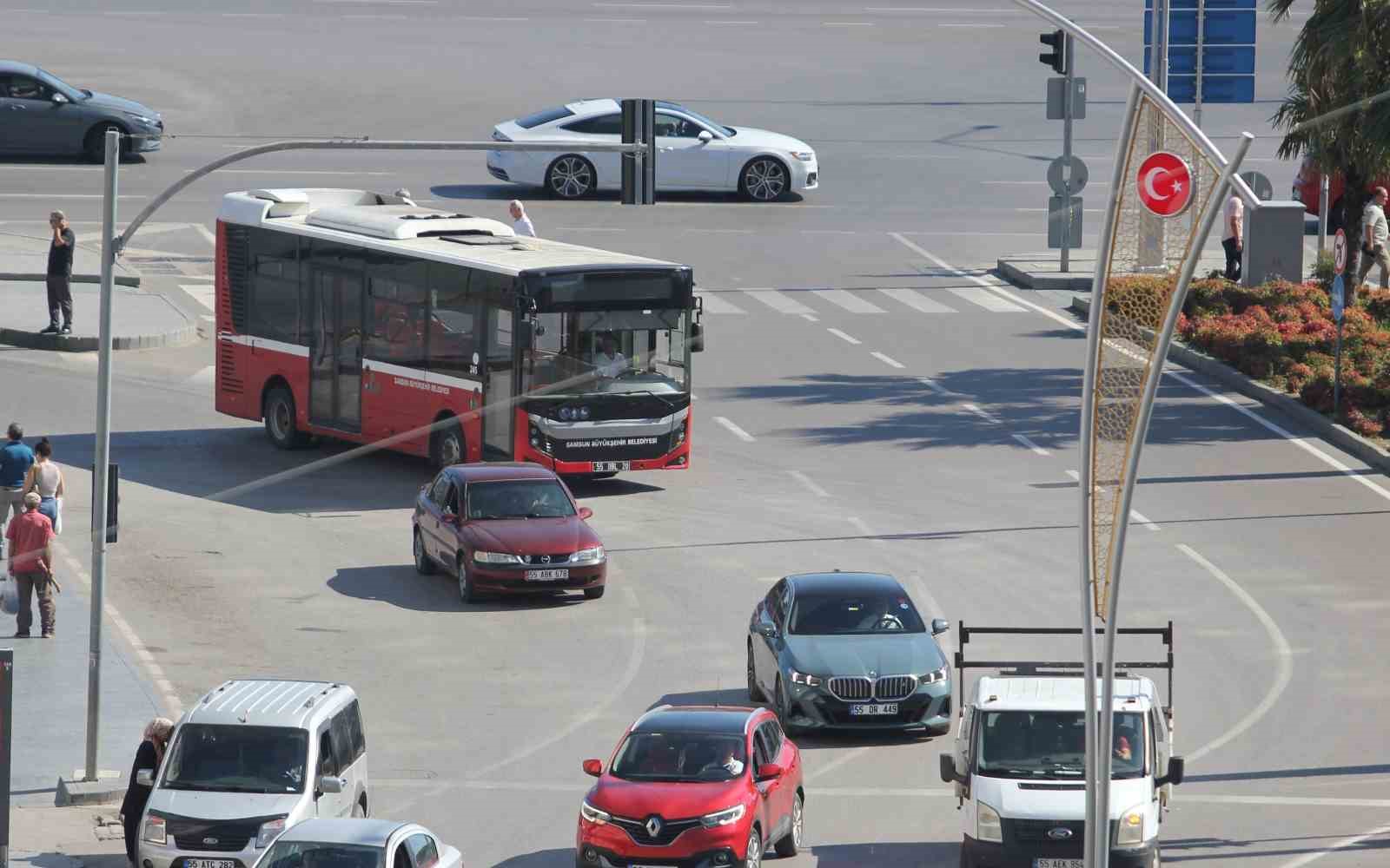 Samsun’da taşıt sayısı 522 bin 798’e ulaştı