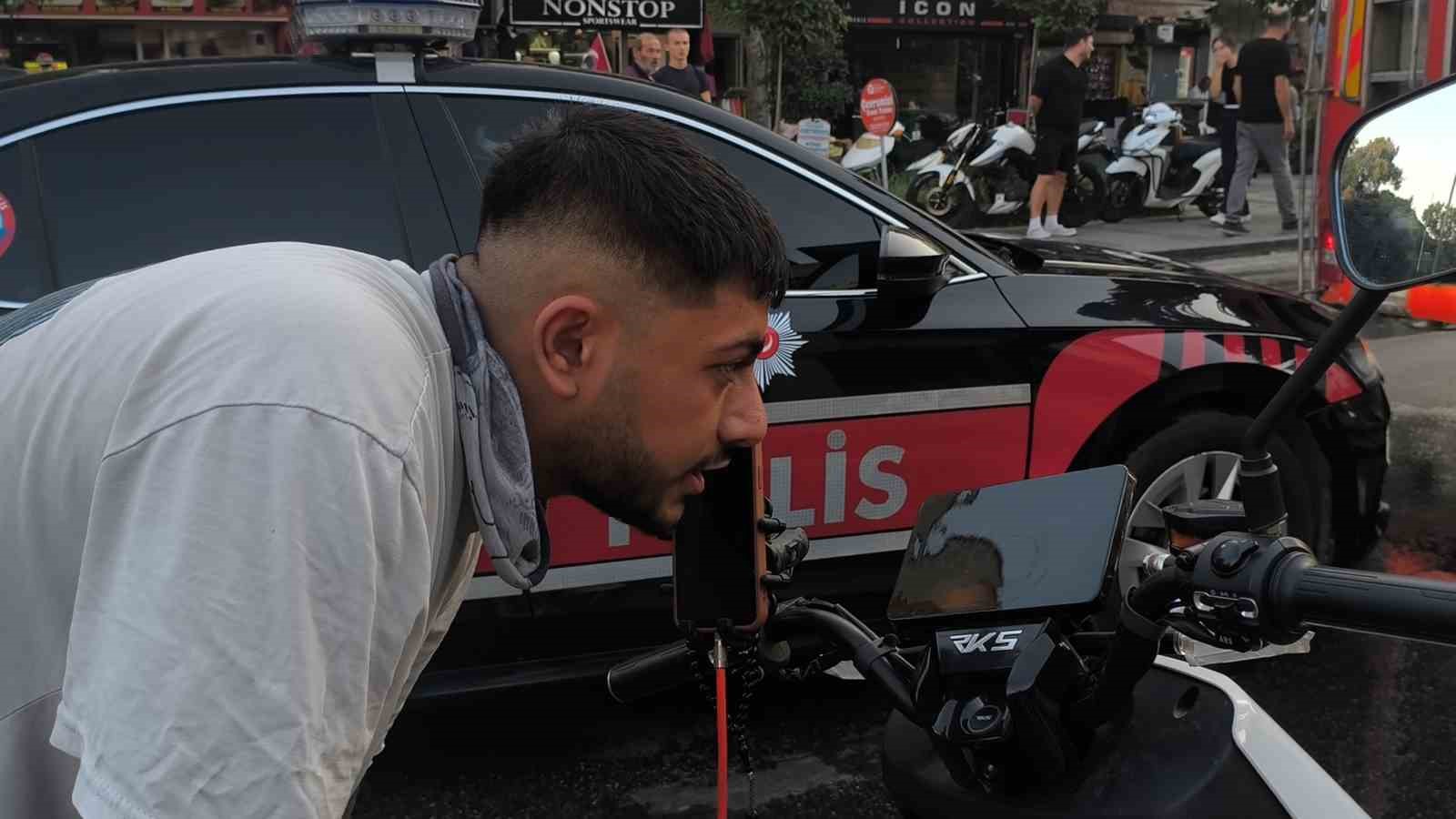 &Uuml;zerine d&ouml;kt&uuml;ğ&uuml; benzin g&ouml;zlerinden ediyordu 